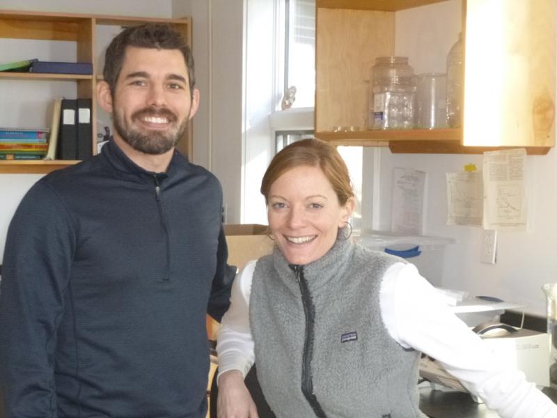 Dr. Doug Rasher and Dr. Rachel Lasley-Rasher, new researchers at the Darling Marine Center.